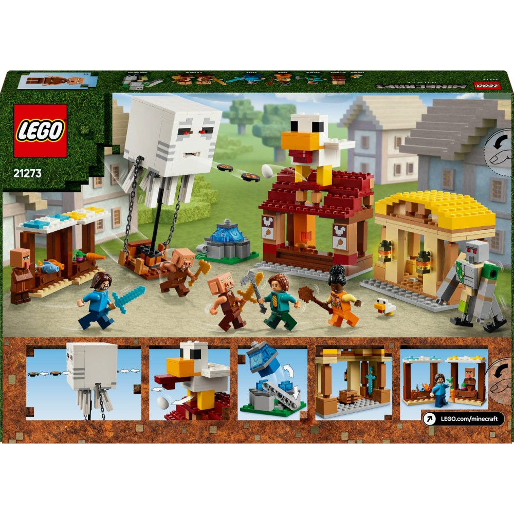 LEGO Minecraft - Нападение воздушного Гаста на деревню 21273