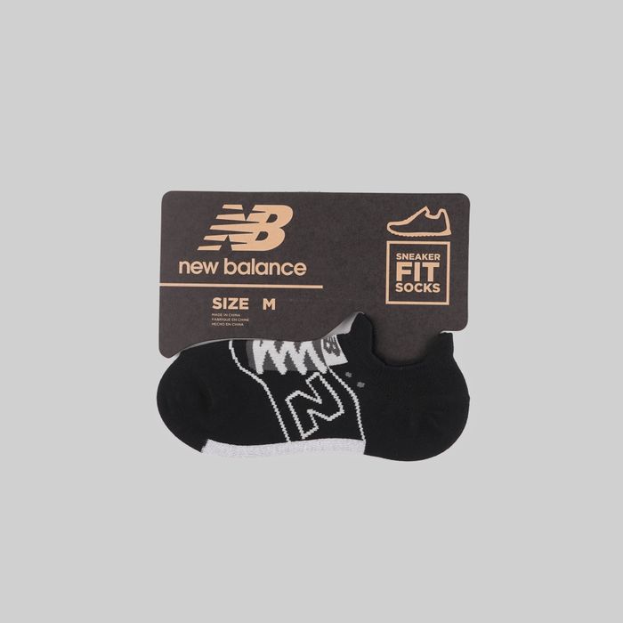 Носки New Balance Double Tab Sneaker No Show артикул:LAS82221/BK - купить в магазине Дайс