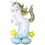 Шар Фольгированный Единорог Радужный звезды (Ассорти)