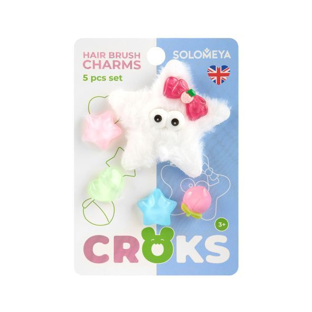 Solomeya Set of charms for hair brush набор украшений для расчески