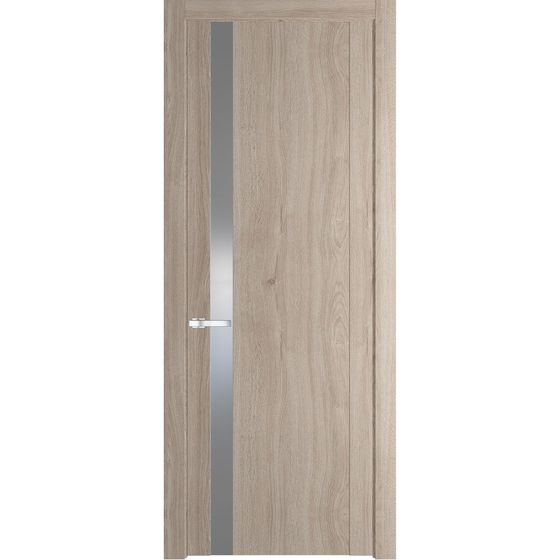 Межкомнатная дверь Profil Doors 1.2N дуб сонома стекло серебро матлак