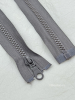 Молния тракторная темно-серая