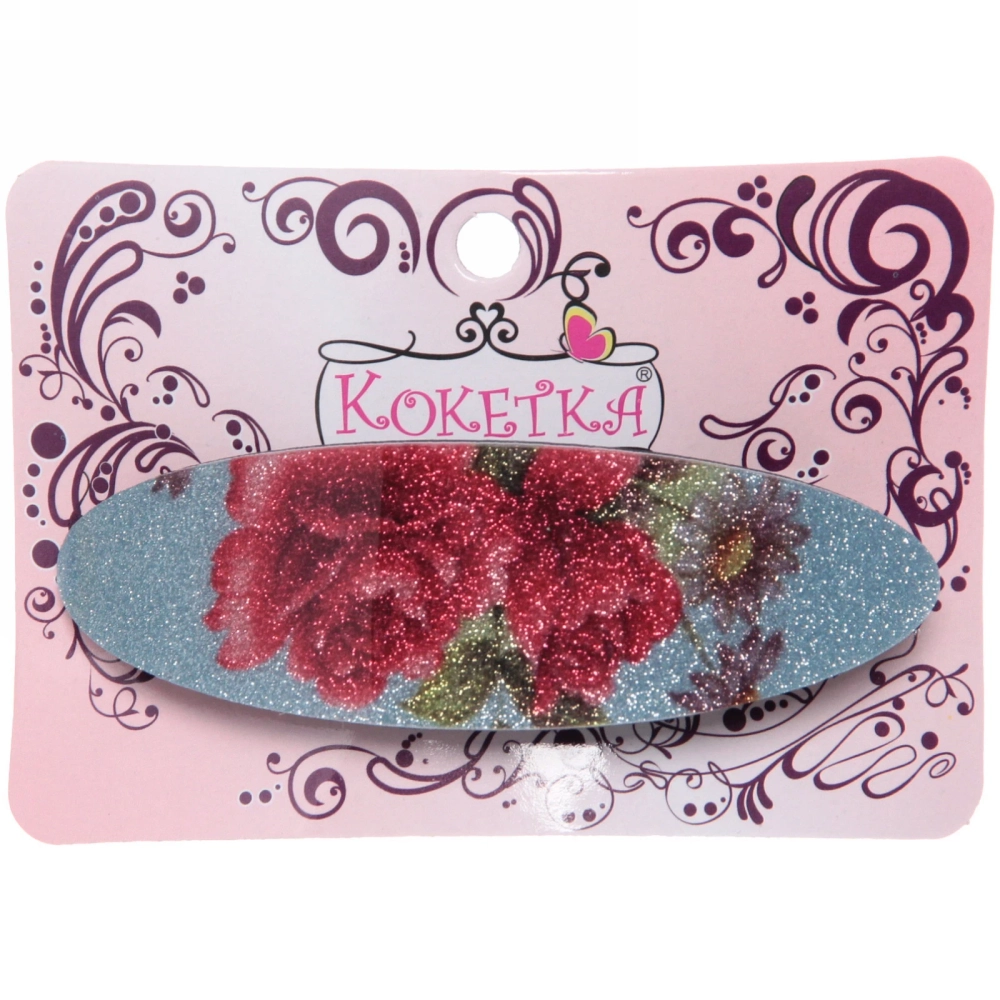 Заколка автомат «Women's style - Эмма», 9,5*2,5см, микс 6 цветов