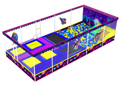 Батутный комплекс «Космос» (12м х 5.5м х 3м)