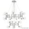 Подвесная люстра Crystal Lux Luxury SP16+8 Chrome