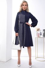 Платье "Королева красоты" (синее/полоска) П7405 LT Collection (Акция)