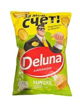 Кукурузные снеки Deluna Сметана и лук 85 г