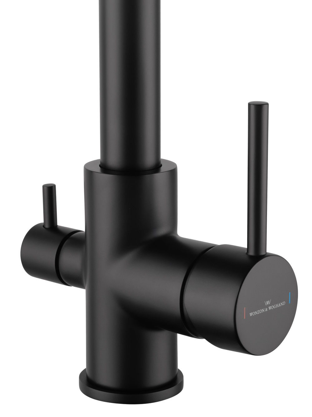 Смеситель для кухни c подключением фильтра WONZON & WOGHAND, Черный матовый (WW-88458005-MB)