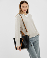 Сумка 525 03 черный/рыжий