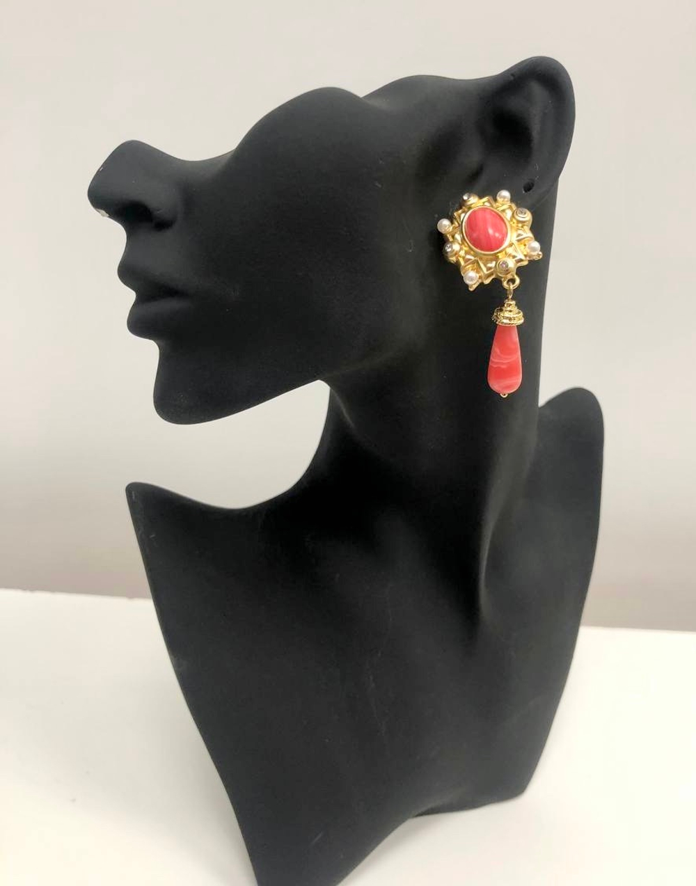 Винтажные серьги-пусеты Monet в стиле ампир