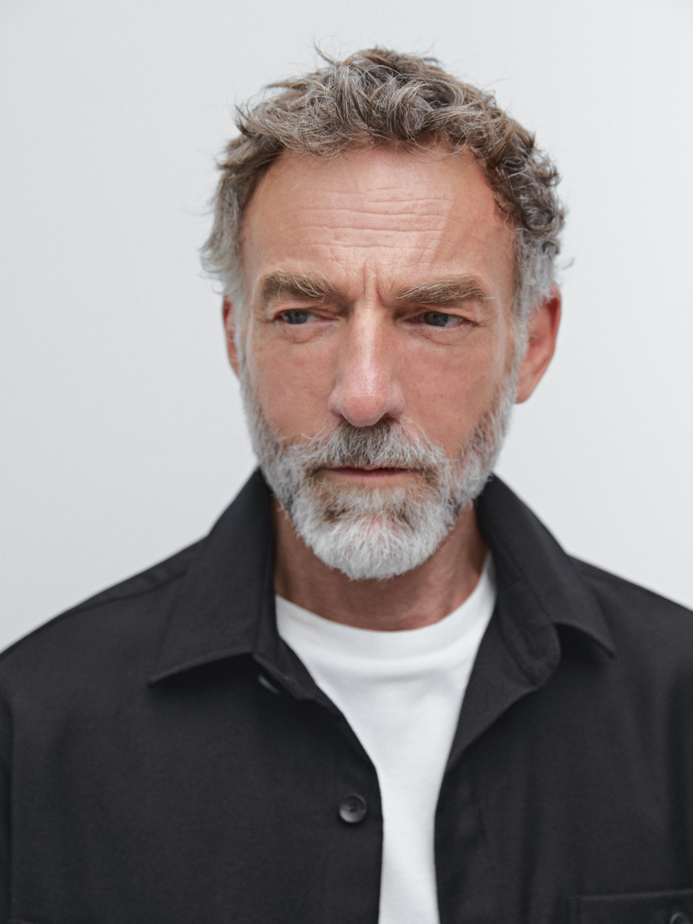 Massimo Dutti Куртка-рубашка из 100% шерстяной фланели, темно-синий