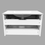 Comforty. Тумба-умывальник "Женева-90" дуб белый с раковиной Comforty 90E