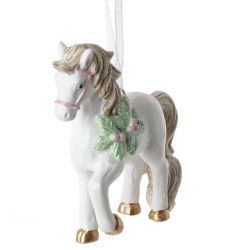 GAEM Фигурка декоративная подвесная "Лошадка", L7 W2 H8 см