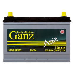 Аккумулятор GANZ ASIA 100 А/ч прямой L+ 304x173x220 D31 EN 830 А