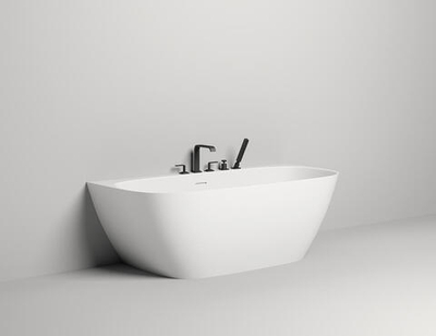 Ванна каменная пристенная матовая 180x85 Salini SOFIA WALL 102523M