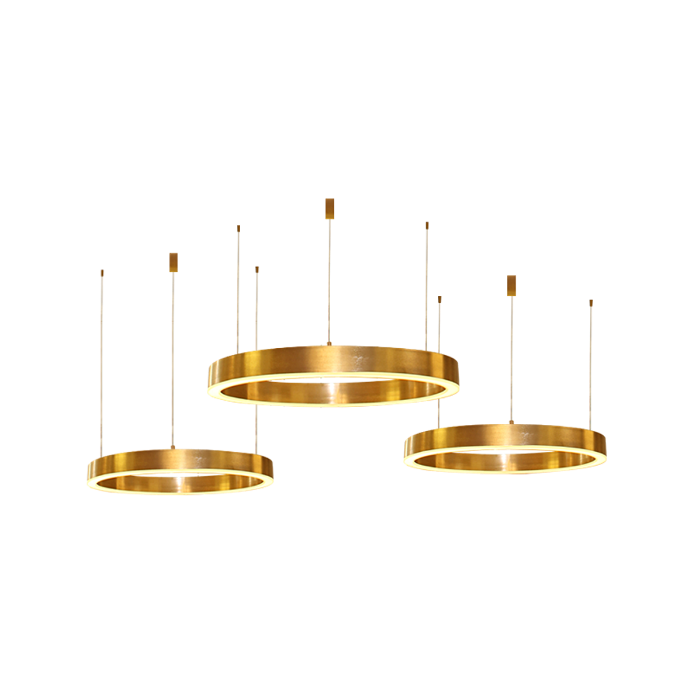 светильник Light Ring Horizontal Copper Gold