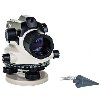 Оптический нивелир ADA Ruber X32 + рейка нивелирная STAFF 3 + штатив алюминиевый Light    A00121_K1