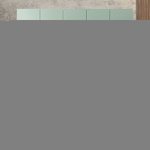 Шкаф Агератум МДФ четырехсекционный с антресолью и стеллажом Лайн шалфей (0,27) А10024 матовая - Дуб Сонома 3025  240*45*260