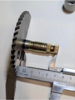 + - Зубчатый сектор кикстартера для 139QMB, скутер