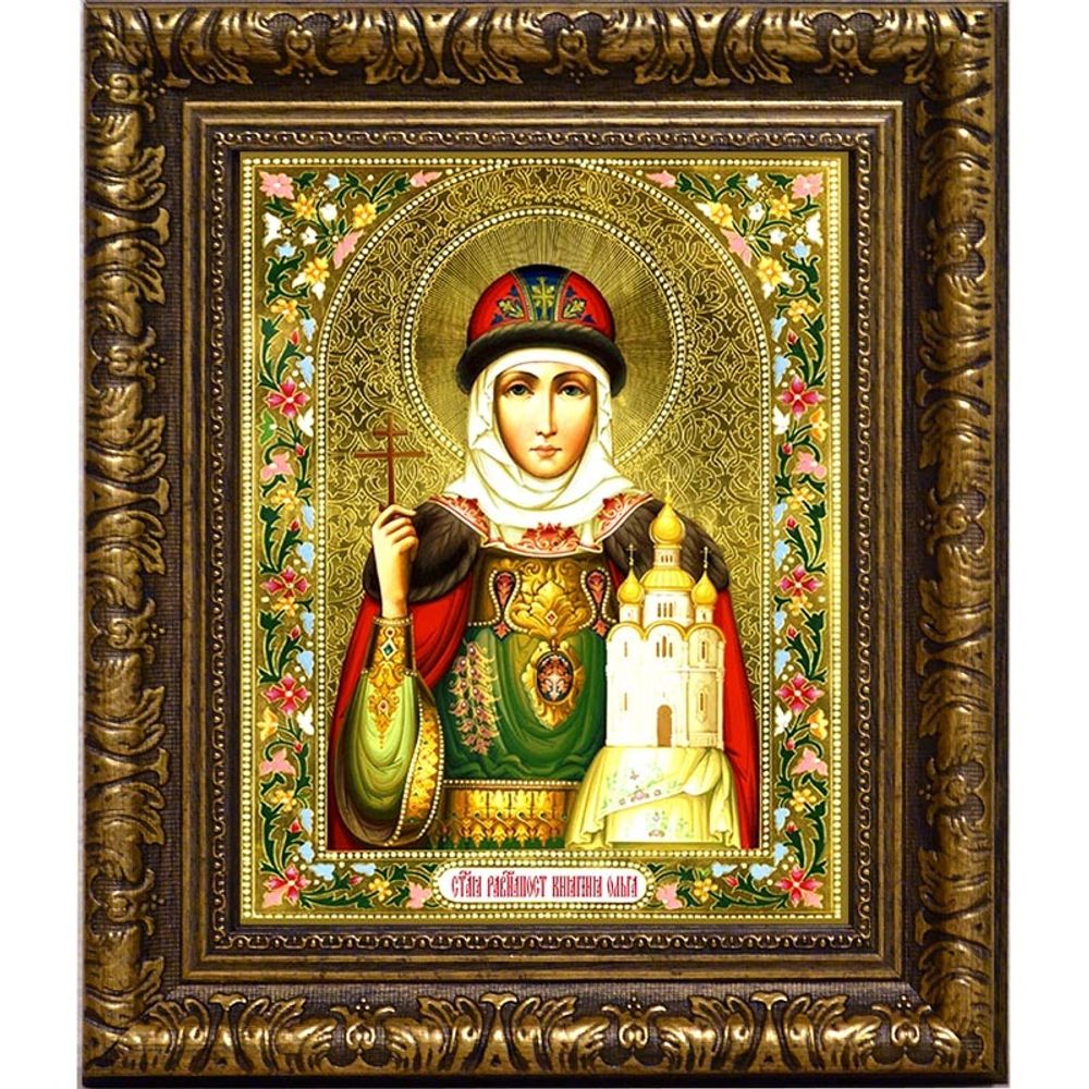 Ольга Святая равноапостольная княгиня. Икона на холсте