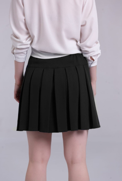 Юбка школьная для девочки девочковая женская складка гофре плиссе плиссированная в складку синяя 44 S M