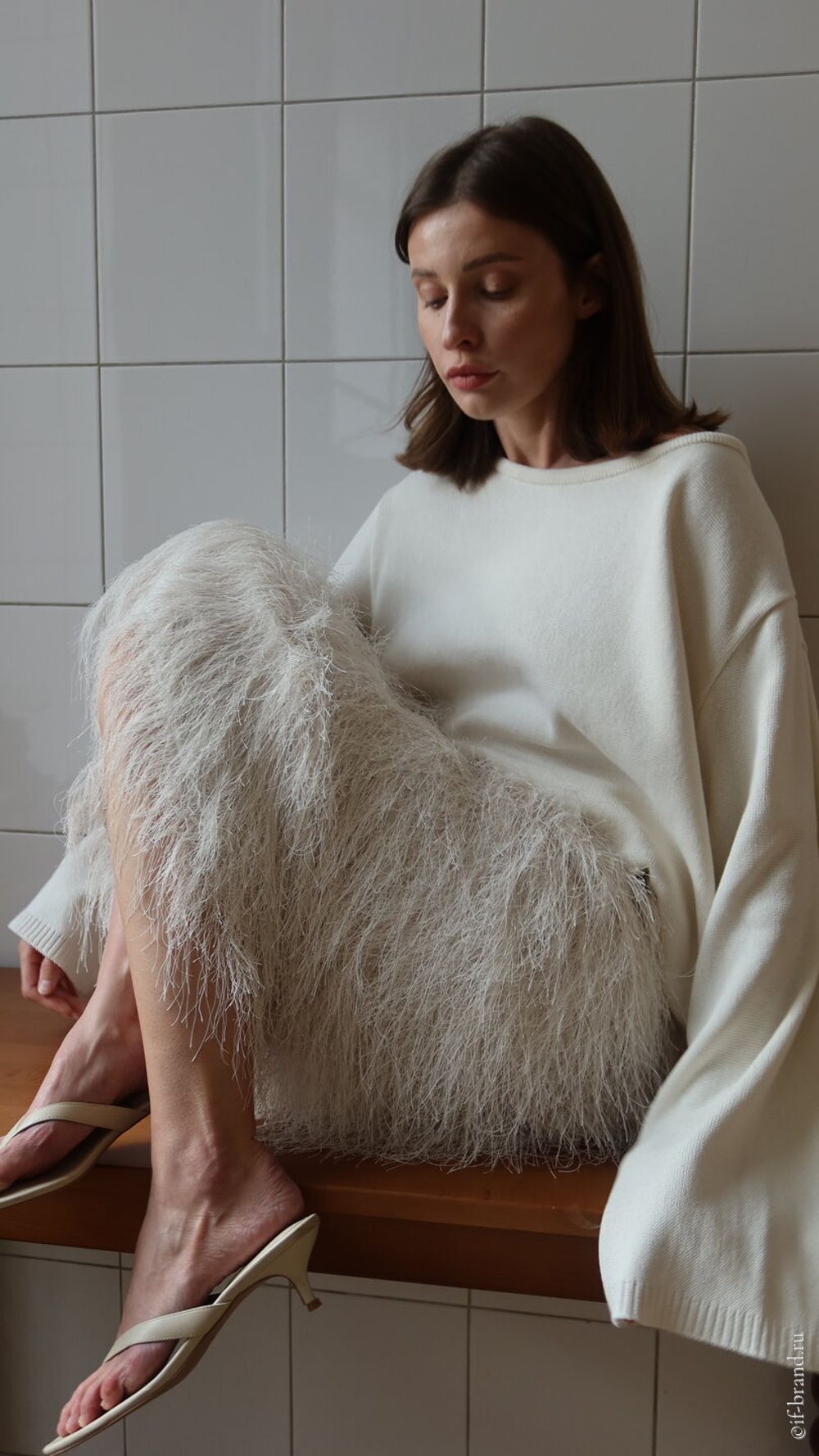 юбка-миди BOURRE'