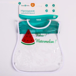 4482584 Нагрудник прозрачный с карманом, на клепках