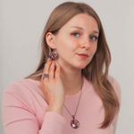 Серьги Fiore Luna AE00230-15 R/S