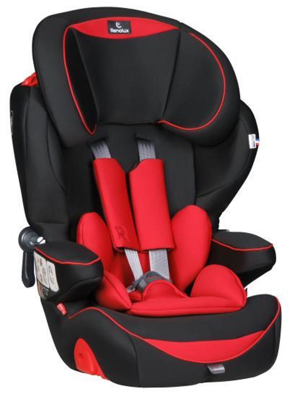Детское автокресло Renolux Quickconfort гр. 1/2/3 (Черный/красный)