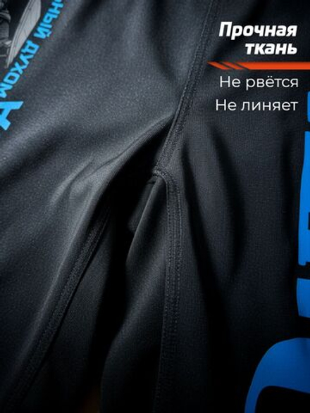 Шорты спортивные тренировочные LEGENDA Рать2 синий / черные