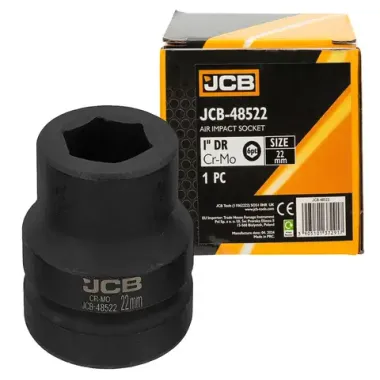 Головка ударная 22мм (6гр.), 1'' JCB JCB-48522