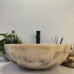 Раковина из оникса Bowl Grey TinLip BO-62942 45*45*15 43
