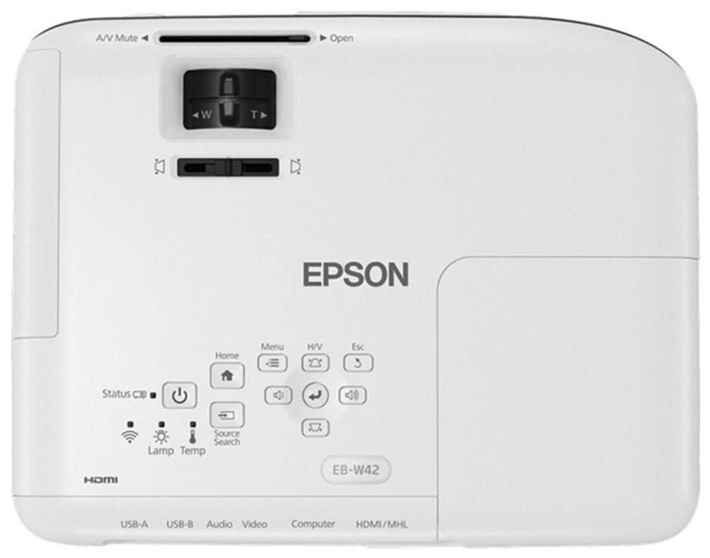 Проектор Epson EB-W06 белый