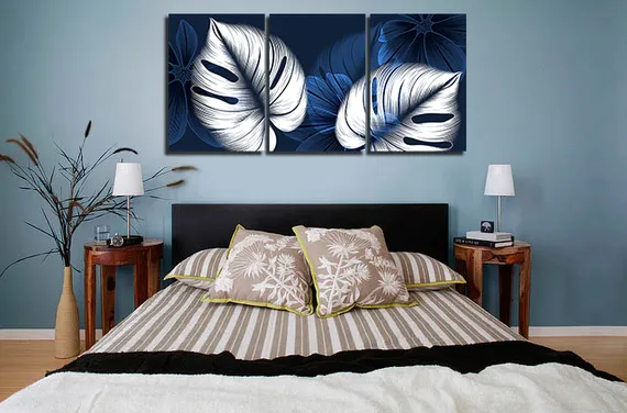 Модульная картина "Иллюзия пера"