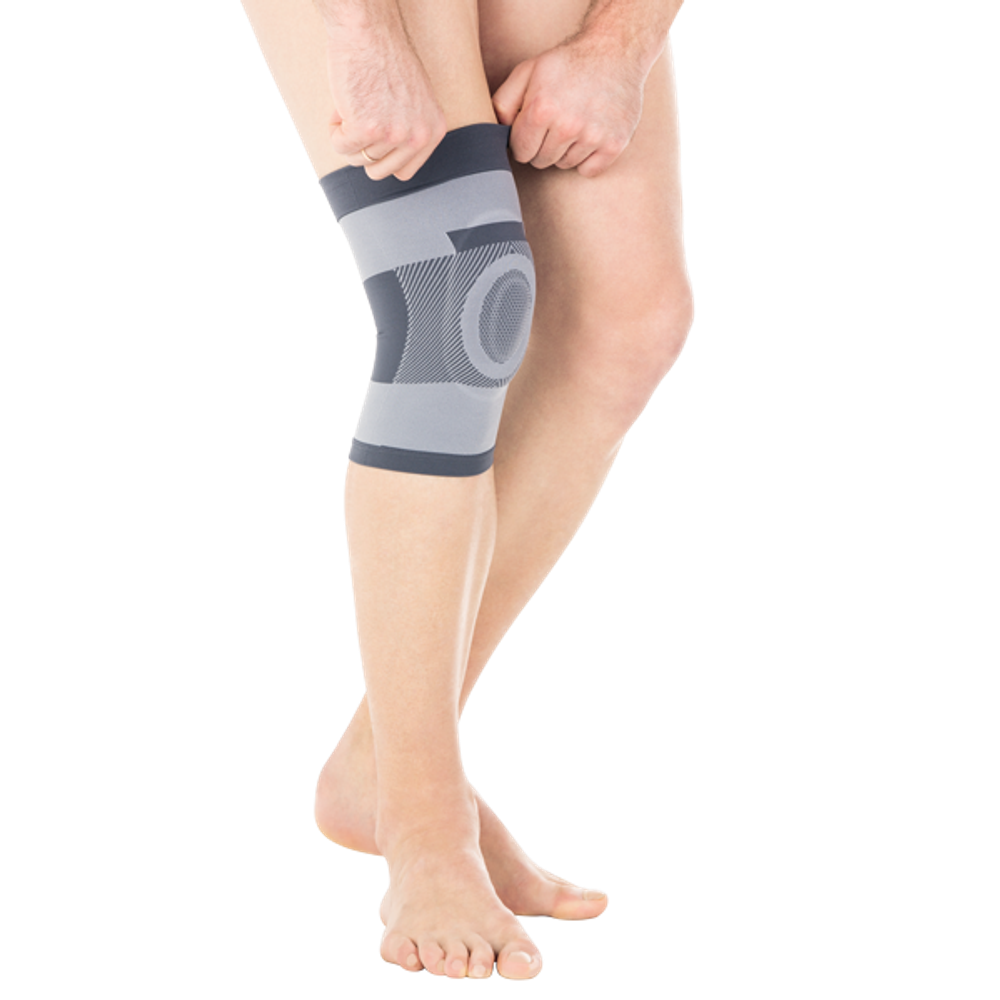 Бандаж компрес. на колен сустав с силик.кол.Т.44.05 №4-XL (Т-8520)