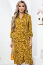 Платье "Мира" (горчица) П5318 LT Collection (Акция)