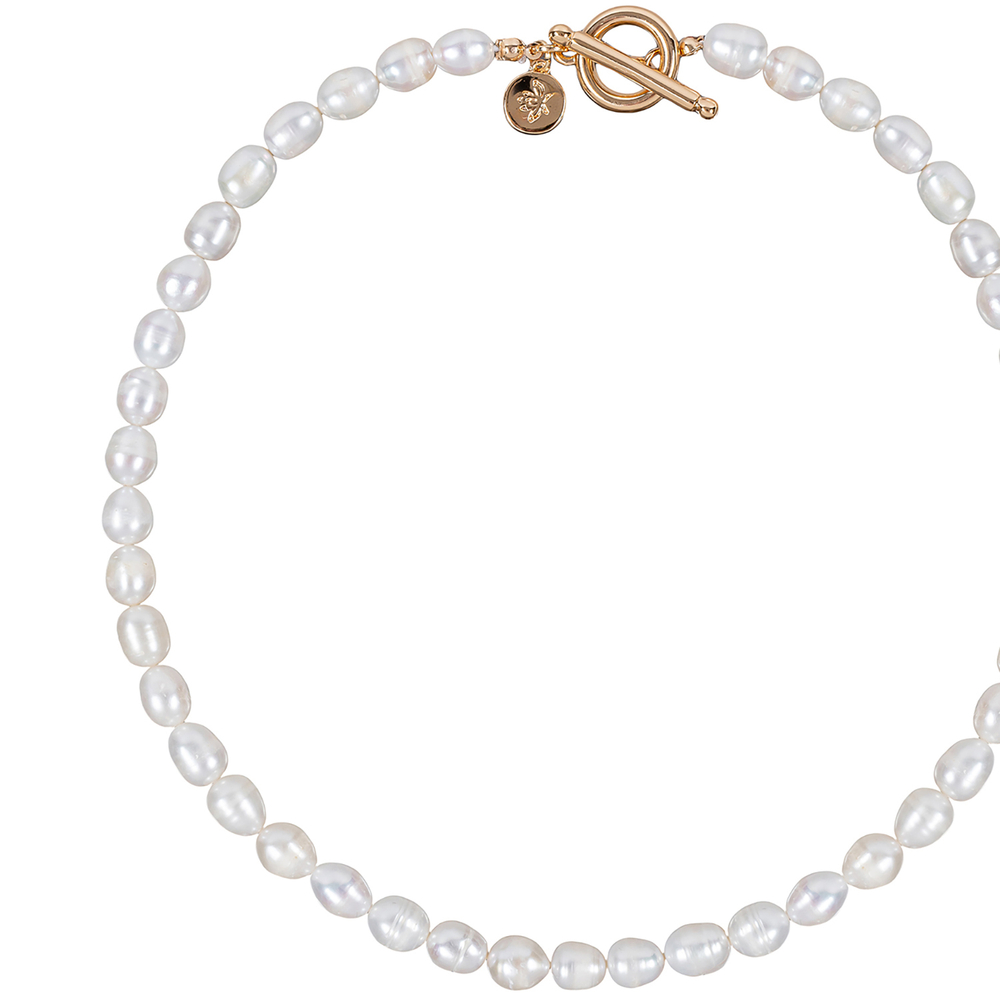 Колье Fiore Luna String of Pearls Togl BL4513 G