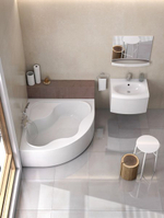 Ванна акриловая Ravak GENTIANA 140х140 пристенная (CF01000000)