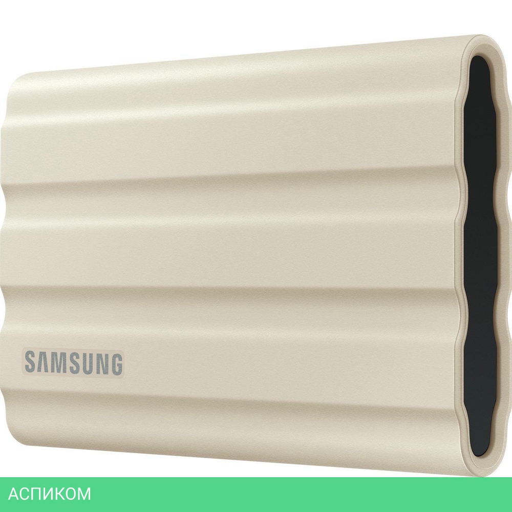 Внешний накопитель Samsung T7 Shield 2TB бежевый (MU-PE2T0K/WW)