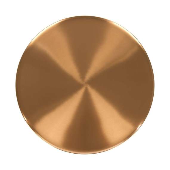 Кофейный столик Brasil 4, Ø45х61 см, коричневый мрамор, золотистая сталь