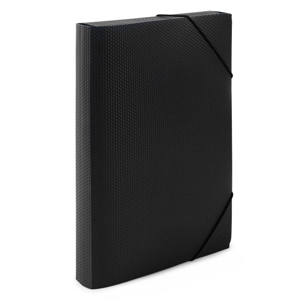 Папка на резинке A4 600 мкм 35 мм, эффект 3D, 5 шт, черный EC210400001, Expert Complete черный EC210400001