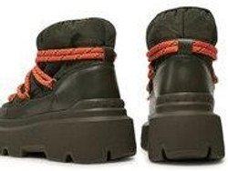 Полусапоги INUIKII 75202-120 Green ENDURANCE PUFFER в цвете хаки