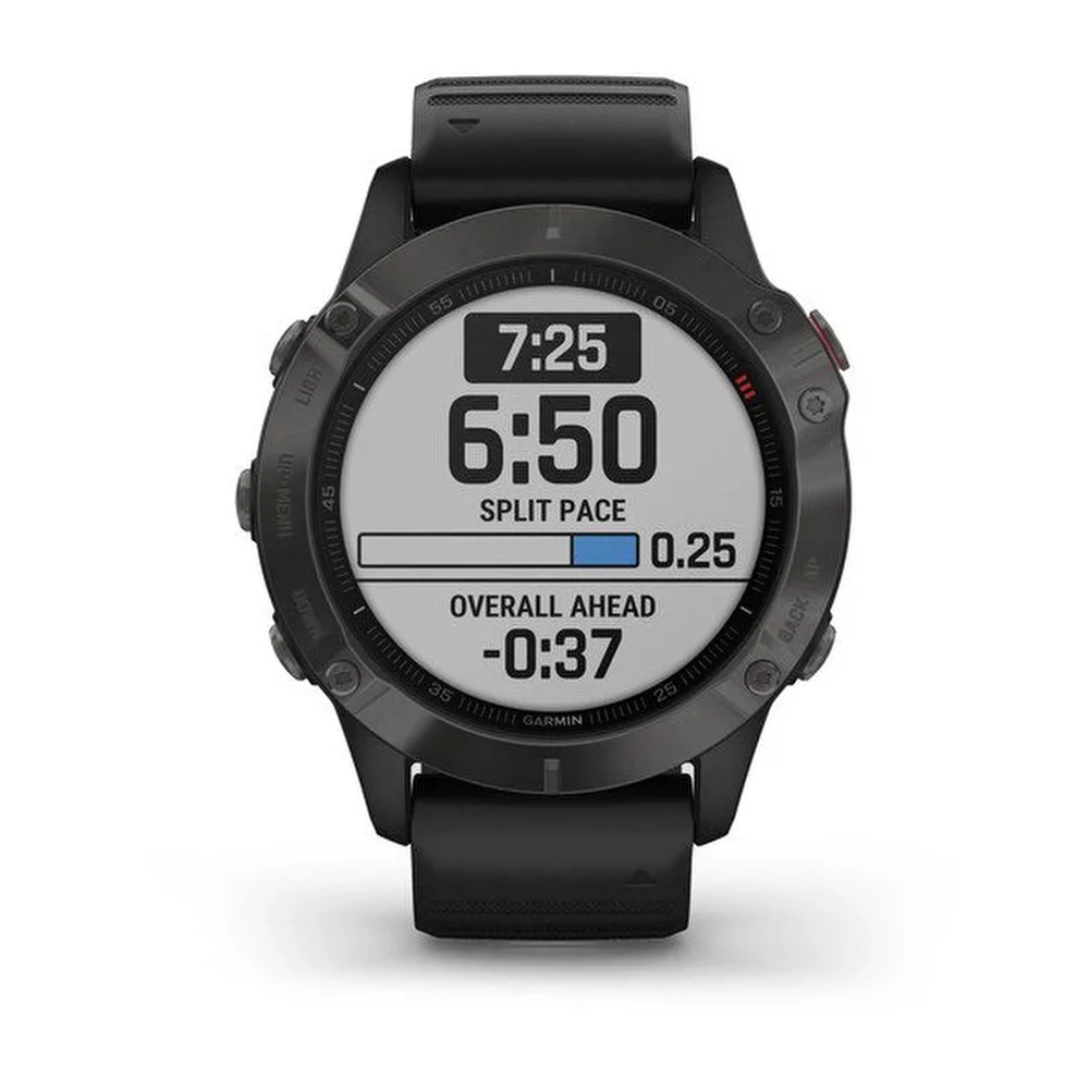 Смарт-часы Garmin Fenix 6 Sapphire, серый, 010-02158-11