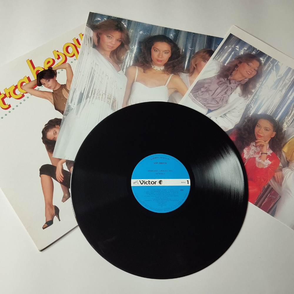 Винтажная виниловая пластинка LP Арабески Arabesque Greatest Hits (Japan 1981) (No Obi)