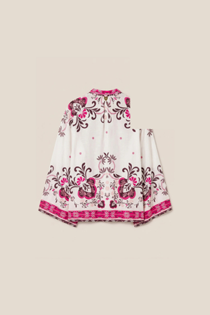TWINSET Блуза из смеси вискозы и льна