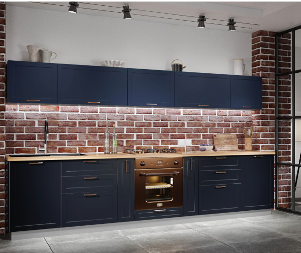 Модульная кухня "Квадро " 1800 Черника