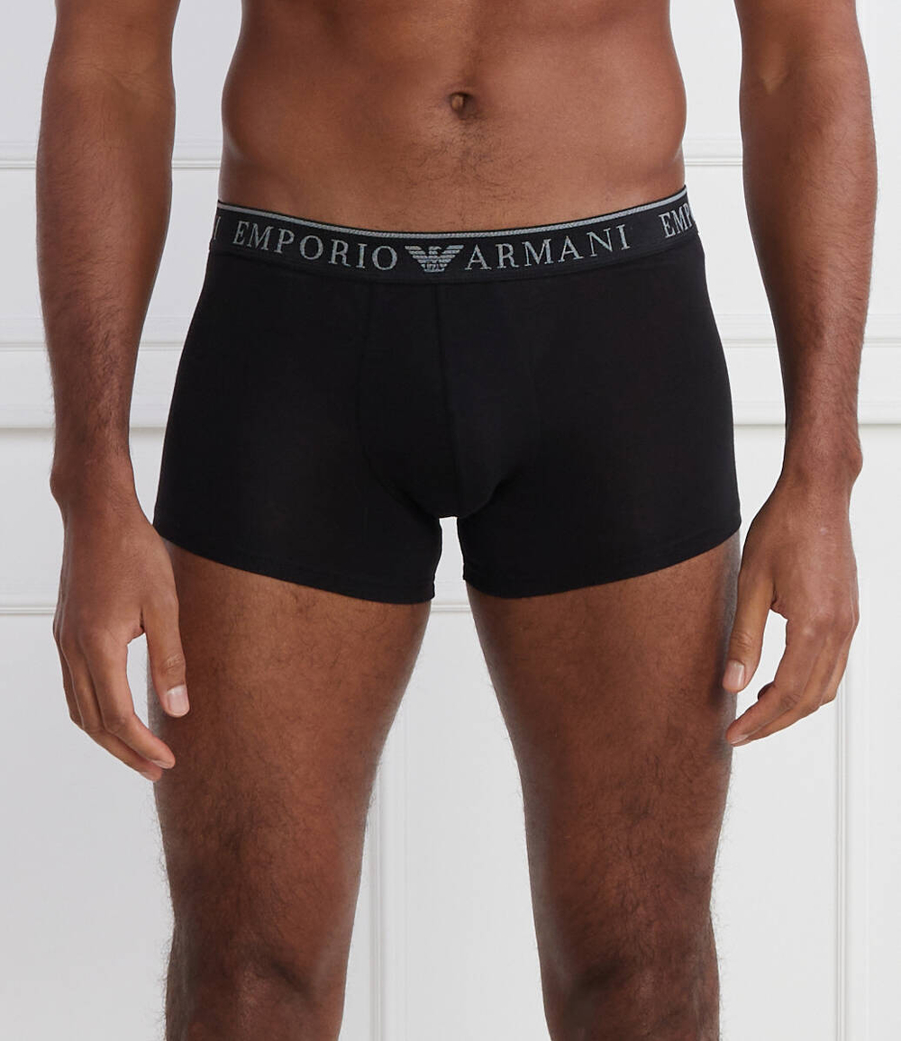 Трусики-боксеры 2шт. Emporio Armani - черный(111769 4R720)