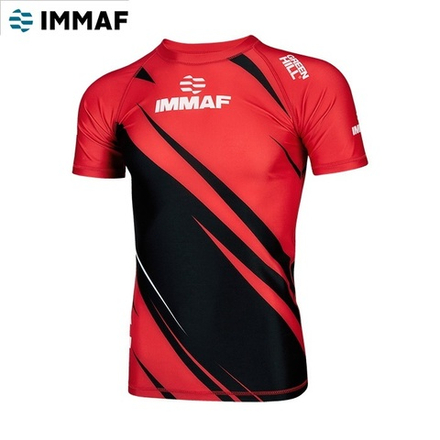 RGI-4021 Рашгард RASH GUARD IMMAF approved красный