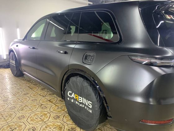 Carbins Obsidian Black MSG A01 PPF матовая черная сатин полиуретановая защитная антигравийная пленка