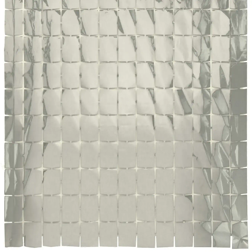 Занавес фольгированный «Прямоугольник» ш1м, в2м (глянец), шампань